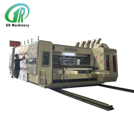 Impresora acanalada automática de alta velocidad de Flexo del cartón