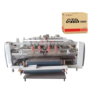 Máquina acanalada semi automática de Gluer de la carpeta del cartón