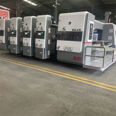 Impresión exacta caja giratoria máquina de fabricación tratamiento de la superficie del cilindro automático completo
