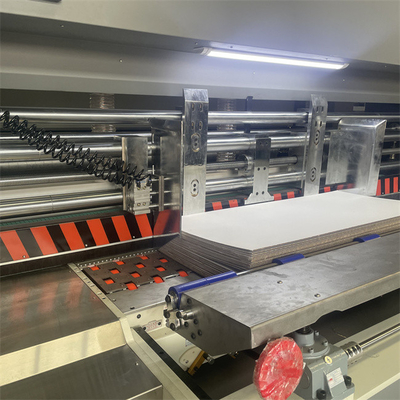 Máquina de impresión de caja flexo corrugada de alta velocidad