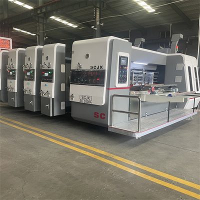 Máquina rotativa de ranurado e impresión para cajas de cartón corrugado de alta calidad