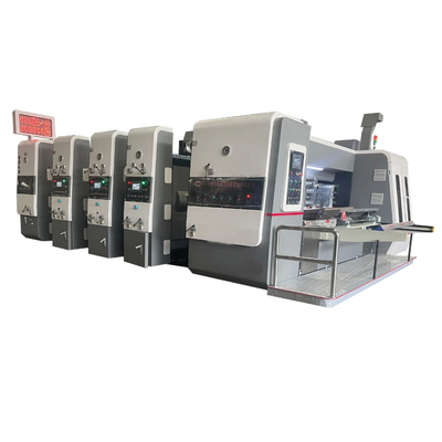 Máquina de impresión de caja flexo corrugada de alta velocidad