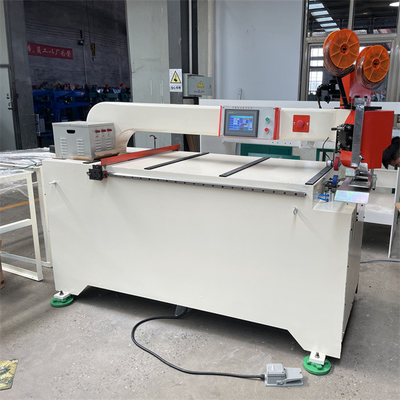 1800 caja de cartón máquina de costura de mesa longitud ilimitada