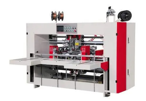 Máquina semiautomática de coser cajas de cartón para grabar cajas de papel ondulado