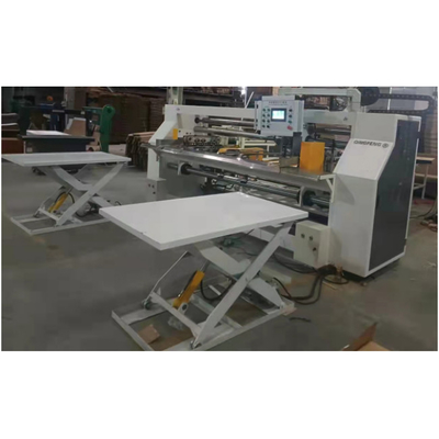 Máquina de pegado de cartón plegable servo corrugado de tipo 6 de doble pieza modelo 4600