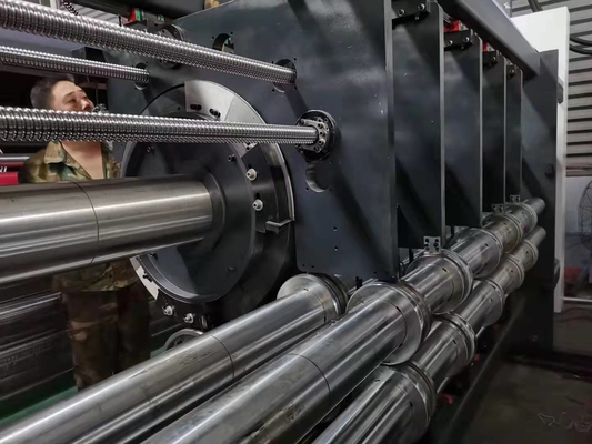 Caja de cartón corrugado del cartón de la impresora de Flexo que imprime la máquina que ranura