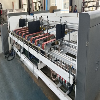 Máquina de pegado de doble pieza de alta velocidad totalmente automática de cartón corrugado estándar y especial
