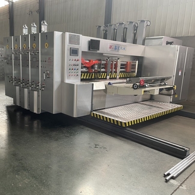 Máquina automática de impresión de cartón flexo corrugado de 4 colores