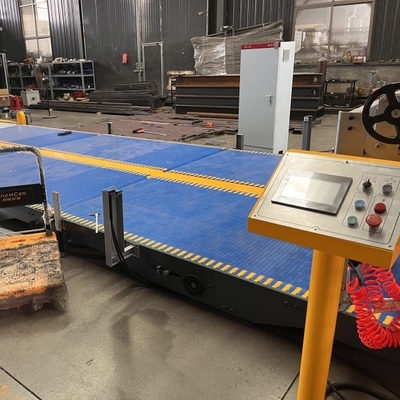 Transporte de cinturones modulares para la línea de producción de cartón corrugado PP PE POM azul
