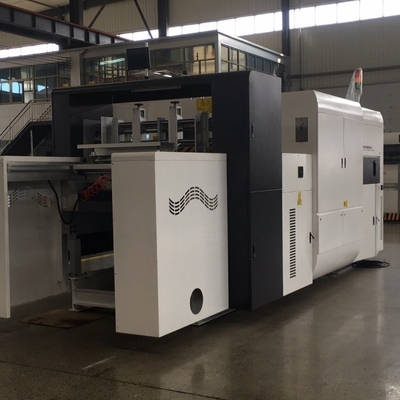 Máquina de corte a presión de cartón corrugado de precisión con sistema de control PLC