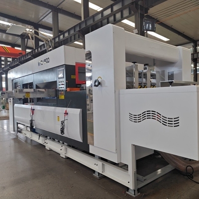 Máquina de corte a presión PLC de precisión de 11kw para cartón corrugado