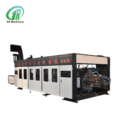 FFG Flexo Impresión Plegable Gluer Casilla de fabricación de la máquina de malla de agujero Gran sistema de rueda de pegamento