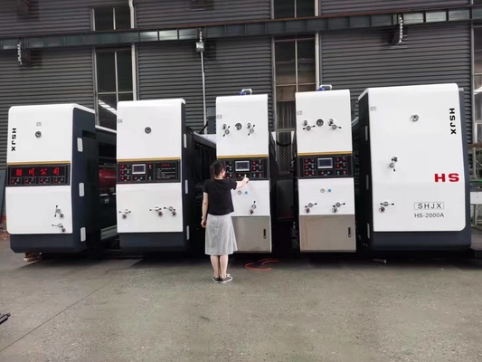 Equipo de fabricación de la caja de cartón acanalado del color del OEM 5 que hace la planta