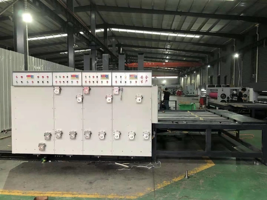 Alimentador acanalado flexográfico de la cadena de la impresora de Flexo del cartón de 50HZ Digitaces