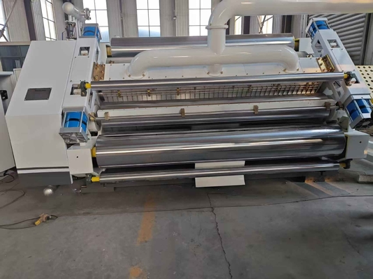 Máquina de calentamiento por vapor de alta velocidad de cara única, máquina para hacer cartón corrugado