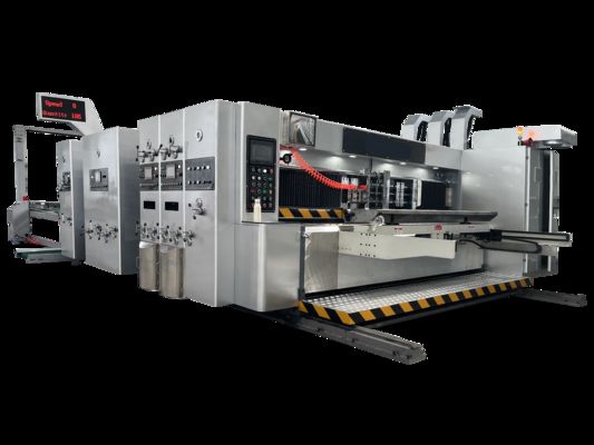 Máquina automática de corte a presión con ranuras de impresión flexo 2800 para caja de cartón