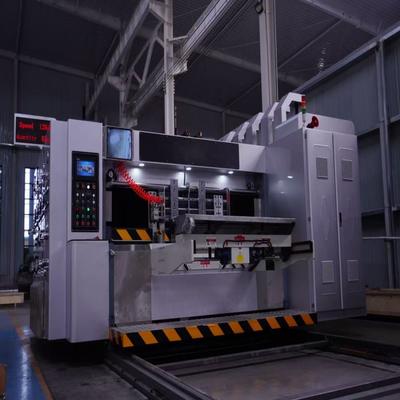 Máquina automática de corte a presión con ranuras de impresión flexo 2800 para caja de cartón