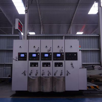 Máquina automática de corte a presión con ranuras de impresión flexo 2800 para caja de cartón