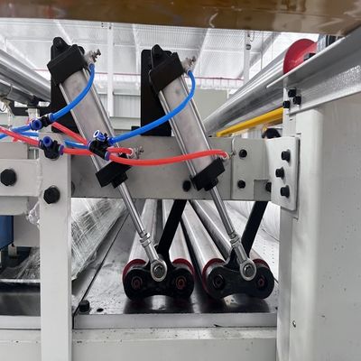 Línea de producción de cartón corrugado Double Facer de 180 m/min con placa de presión neumática y 2 válvulas de proporción