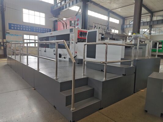 MYQ1500 Fully Automatic Die Cutting And Creasing Machine Classic Lead Edge Feeder Model