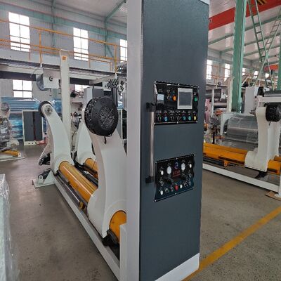 Requisitos de temperatura 160C a 180C Línea de producción de cartón corrugado que incluye 2 piezas de válvula de proporción y sistema de secado