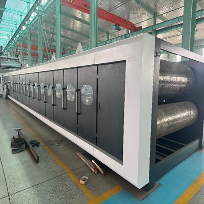 Válvula de proporción 2 piezas línea de producción de cara única diseñada para manejar tablero corrugado con precisión y velocidad