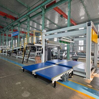 Línea de producción de cartón corrugado de placa de presión de tipo flotante con requisitos de temperatura de 160 oC a 180 oC y válvula de proporción de 2 piezas