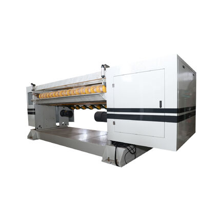 Velocidad de la maquinaria más alta 100mmin Línea de producción de cartón corrugado de control por computadora cortador helical y cortador NC de peso máximo 3500kg