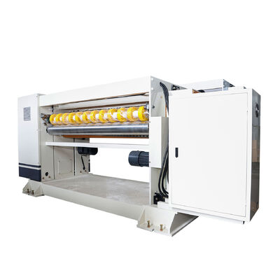Precisión de corte de papel uniforme ±1mm no uniforme ±2mm línea de producción de cartón corrugado con cortador helicoidal controlado por computadora y equipo de corte NC