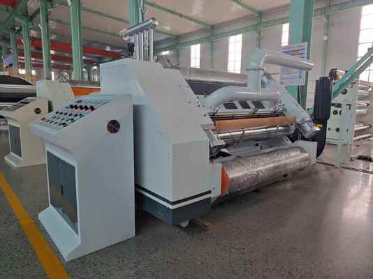 Máquina SF35 Cassette Single Facer con Ancho de 2500mm y Calentamiento por Vapor con Succión para Cambio Rápido de Rodillos en Línea de Producción de Cartón Corrugado