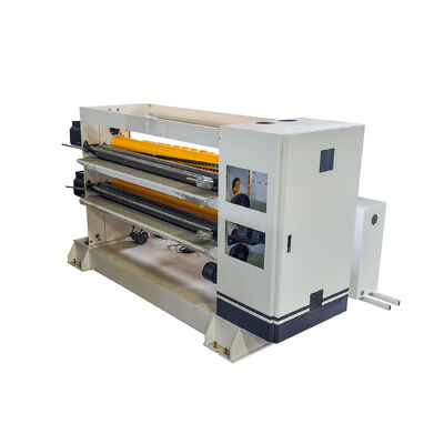 Motor delantero 15KW Control de frecuencia Línea de producción de cartón corrugado con eje de cuchillo 42CrMo Y precisión de corte ± 1mm Garantizar la precisión