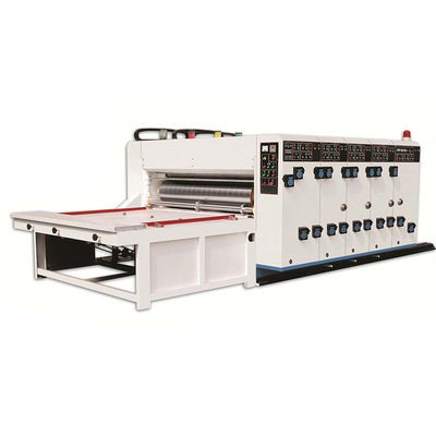 Caja de pizza Máquina de impresión flexográfica de 2 colores con fabricación de troquelado rotatorio