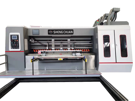 Borde de ataque que alimenta a la impresora With Slotter de Flexo del color del doble de With Die Cutter de la impresora de Flexo