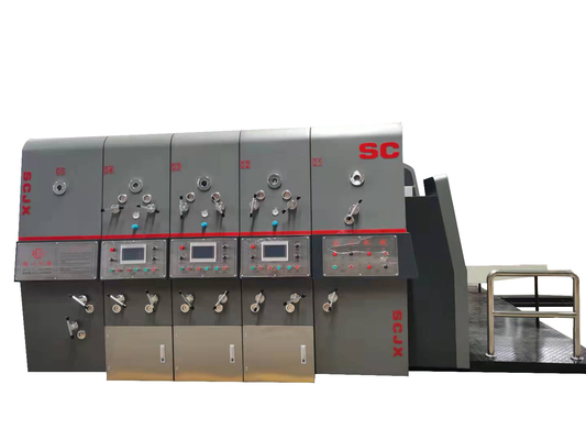 Impresora Slotter de Flexo de la impresora de Flexo de los colores de la impresora de la caja de cartón 4