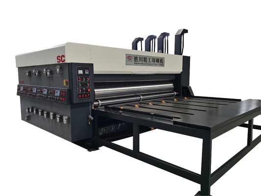 Impresora acanalada rotatoria de Flexo del cartón de la web ancha 60pcs/Min