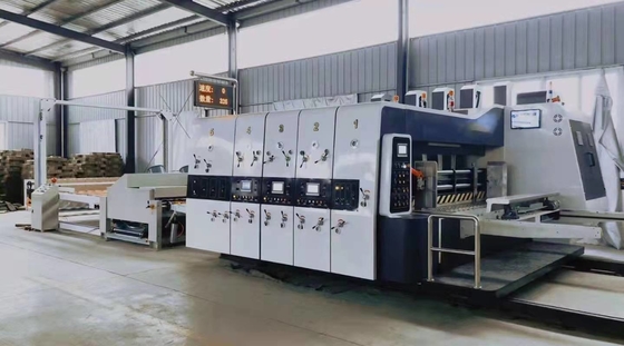 Impresora acanalada flexográfica de alta velocidad de Flexo del cartón del ODM 200pcs/min