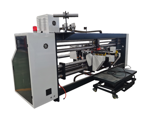 Máquina acanalada de costura de la fabricación de cajas del cartón de la caja doble semi automática del pedazo 6000