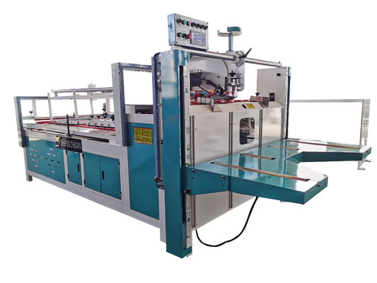 3 capas Semiauto acanalaron la máquina de Gluer de la carpeta del cartón para la caja que pegaba el plegamiento
