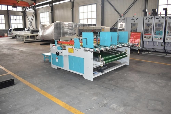 Máquina acanalada de Gluer de la carpeta del cartón de la caja semi automática del ODM 220V