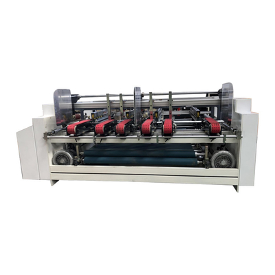 Máquina acanalada automática de Gluer de la carpeta del cartón del CE para el pegado del plegado en abanico de la cartulina