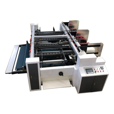 Máquina acanalada automática de Gluer de la carpeta del cartón del CE para el pegado del plegado en abanico de la cartulina