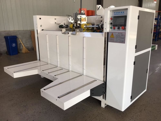Máquina de costura de la caja del cartón de la mano de GERUN segundo para acanalar la fabricación de la hoja