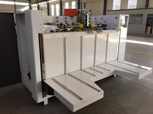 Máquina de costura de la caja del cartón de la mano de GERUN segundo para acanalar la fabricación de la hoja