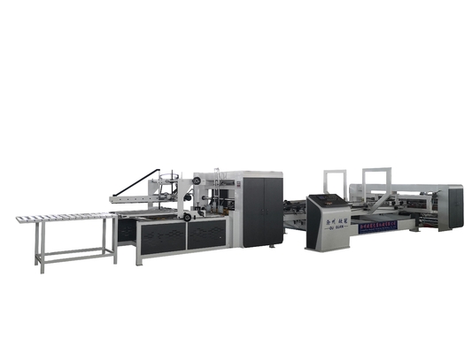 Grapadora completamente automática de Gluer de la carpeta del CE para la fabricación de cajas del cartón