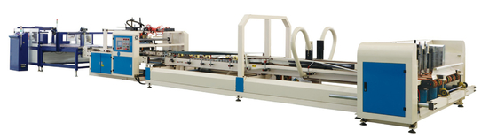 2200 capa de dispensación automática de Gluer de la carpeta acanalada de la caja de 5 capas