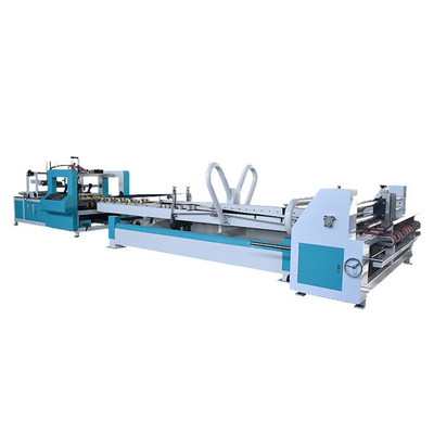 Cartón plegable acanalado automático Gluers que forma la máquina