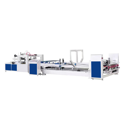 Máquina acanalada auto de Gluer de la carpeta del cartón para el plegado en abanico y pegar
