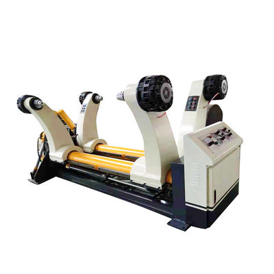 El rollo de molino hidráulico automático de Shaftless coloca la cadena de producción acanalada de la hoja para el rollo de papel