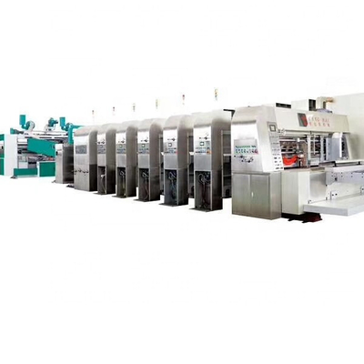 Fábrica automática en línea de la caja del cartón de Flexo para las cajas acanaladas