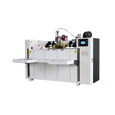 Motor servo de costura del doble del equipo de la máquina de la caja acanalada semi auto del cartón